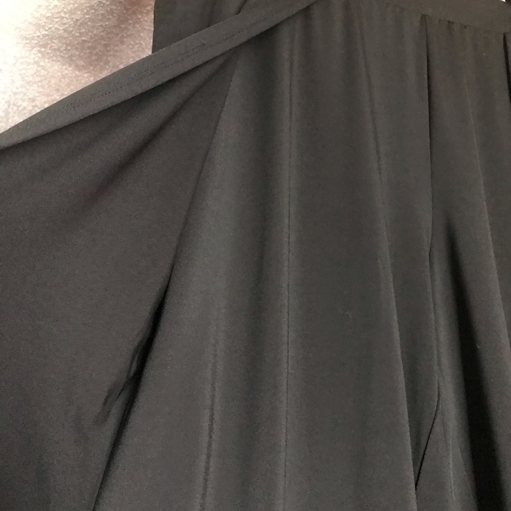 Euc Unique Pants W/Draping Overlay On Front - image 2